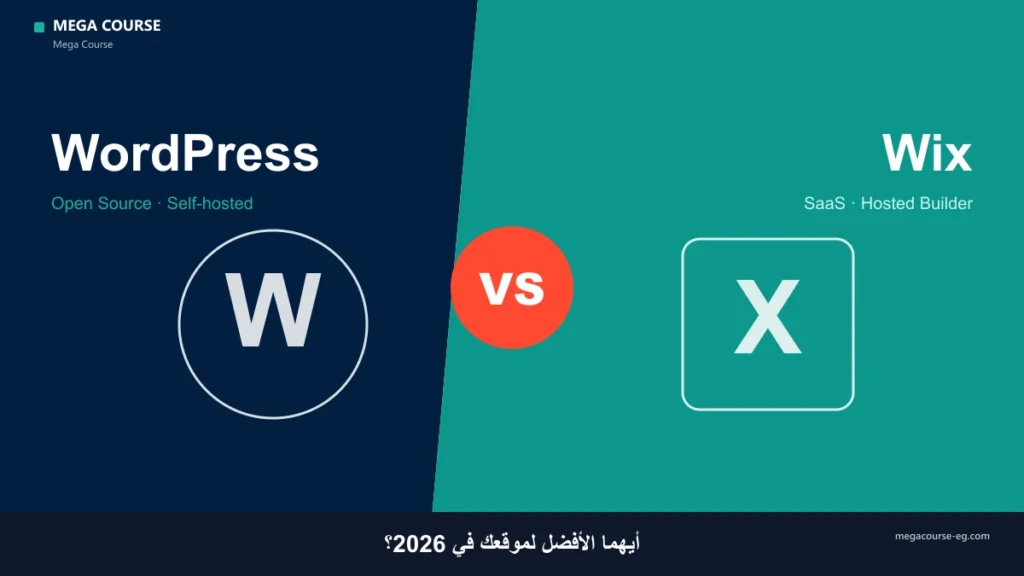 مقارنة WordPress vs Wix للاختيار بين المنصتين